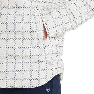 FootJoy ThermoSeries Insulated dames jack, off white/navy distressed plaid