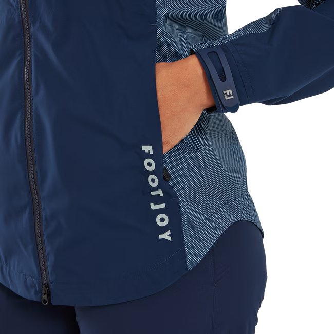 FootJoy HydroLite X dames jack, navy/white dot