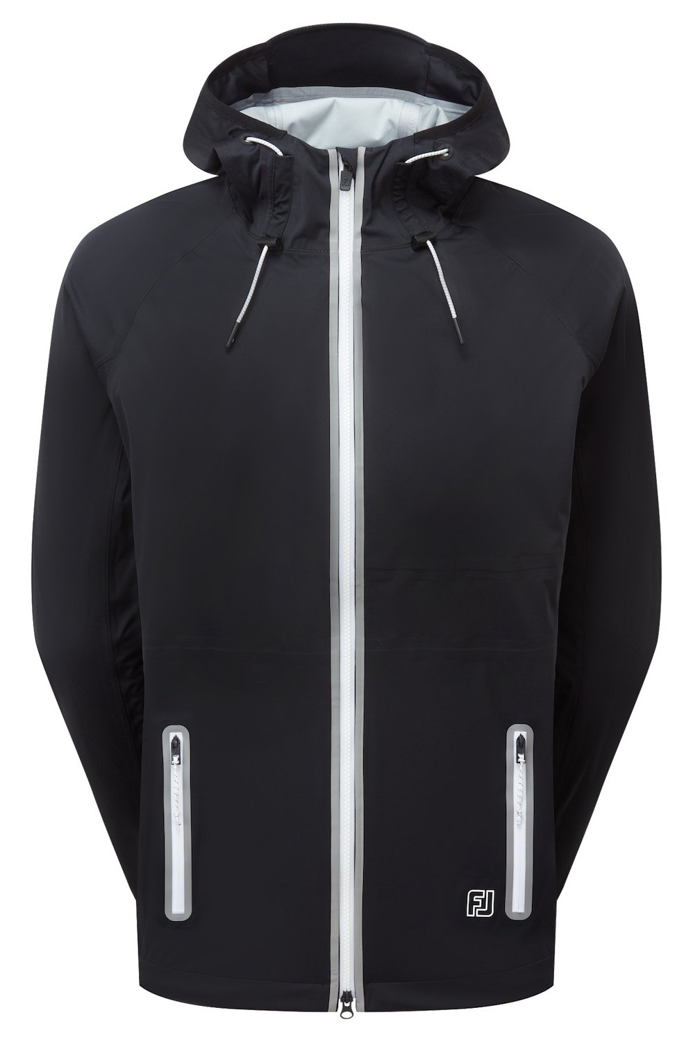 FootJoy HydroKnit damesjack, zwart/grijs/wit