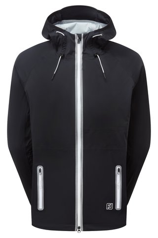 FootJoy HydroKnit damesjack, zwart/grijs/wit
