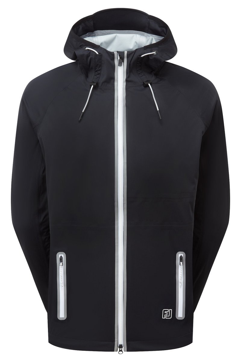 FootJoy HydroKnit damesjack, zwart/grijs/wit