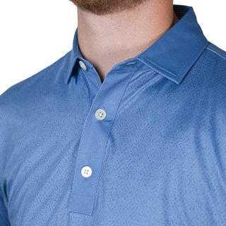 FootJoy Tailor Texture Lisle heren polo, riviera tonal