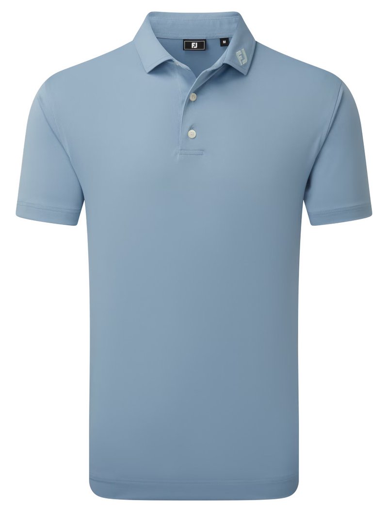 FootJoy Stretch Pique heren polo, solid winward blue