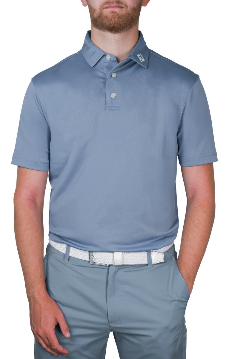 FootJoy Stretch Pique heren polo, solid winward blue