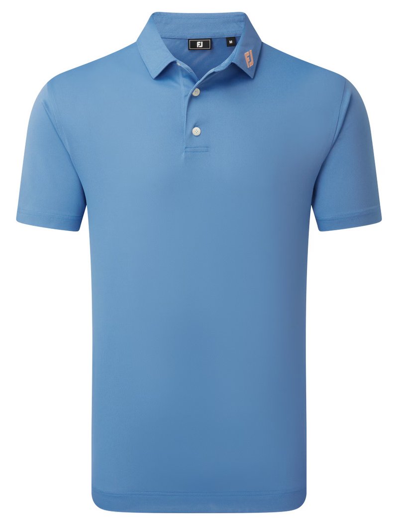 FootJoy Stretch Pique Solid heren polo, riviera