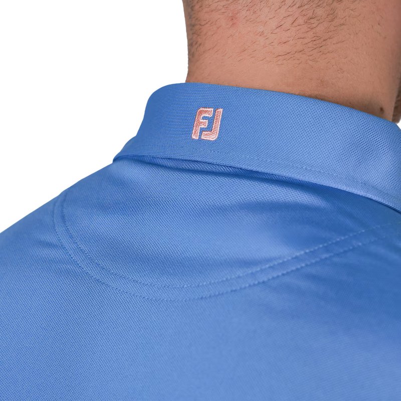 FootJoy Stretch Pique Solid heren polo, riviera