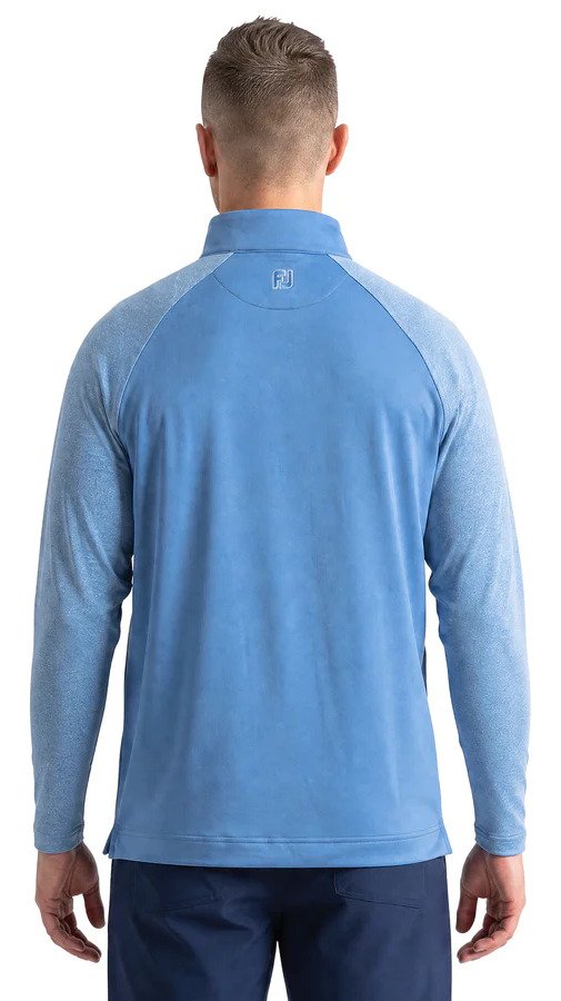 FootJoy Raglan H Block Chill-Out Midlayer Longsleeves heren t-shirt, riviera