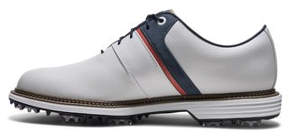 FootJoy Premiere Series - Packard heren golfschoenen, wit/blauw/nantucket red
