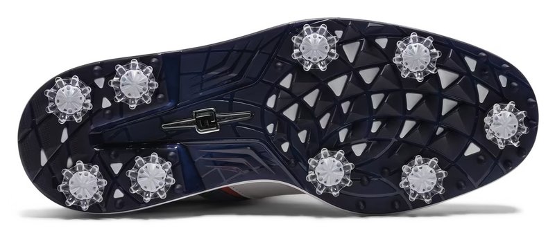 FootJoy Premiere Series - Packard heren golfschoenen, wit/blauw/nantucket red