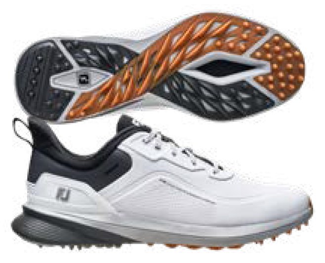 FootJoy PRO/SL heren golfschoenen, wit/zwart gum