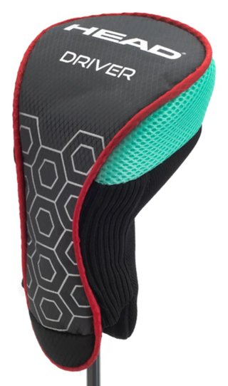 Head 5PC junior golfset, grafiet, +standtas (tot 114 cm, 3-5J), teal/grijs