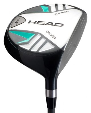 Head 5PC junior golfset, grafiet, +standtas (tot 114 cm, 3-5J), teal/grijs