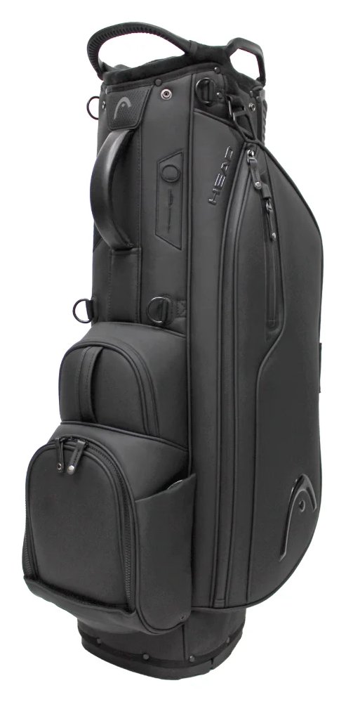 Head Golf PU Leather Premium Neutral NA cart bag, zwart