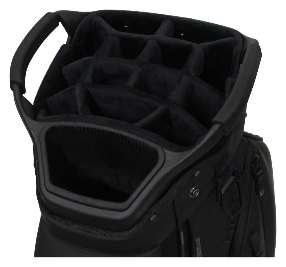 Head Golf PU Leather Premium Neutral NA cart bag, zwart