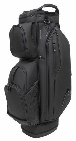 Head Golf PU Leather Premium Neutral NA cart bag, zwart