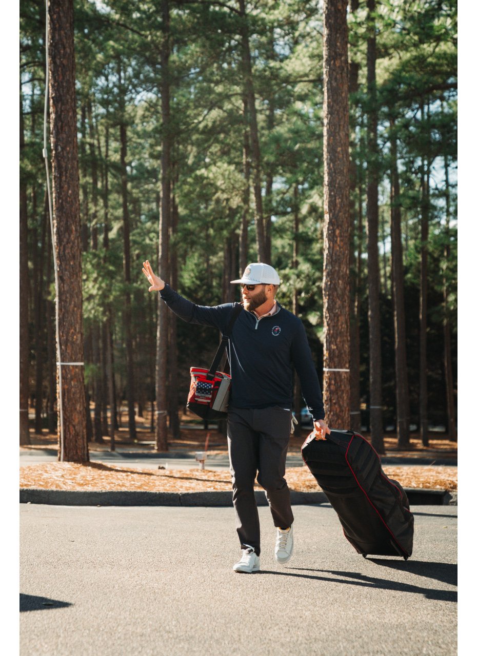 Bag Boy T-800 travelcover, zwart/rood/leisteen