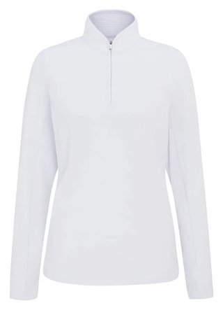 PING Abigale Performance Fleece dames sweatshirt, wit