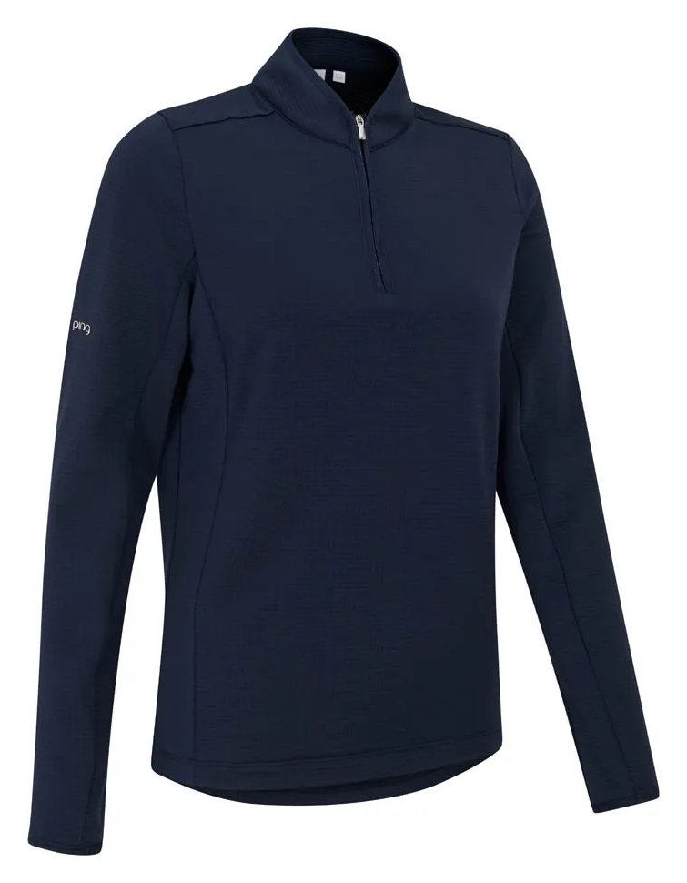 PING Abigale Performance Fleece dames sweatshirt, navy
