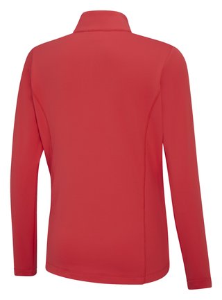 PING Aveline Half Zip dames shirt met lange mouwen, cayenne
