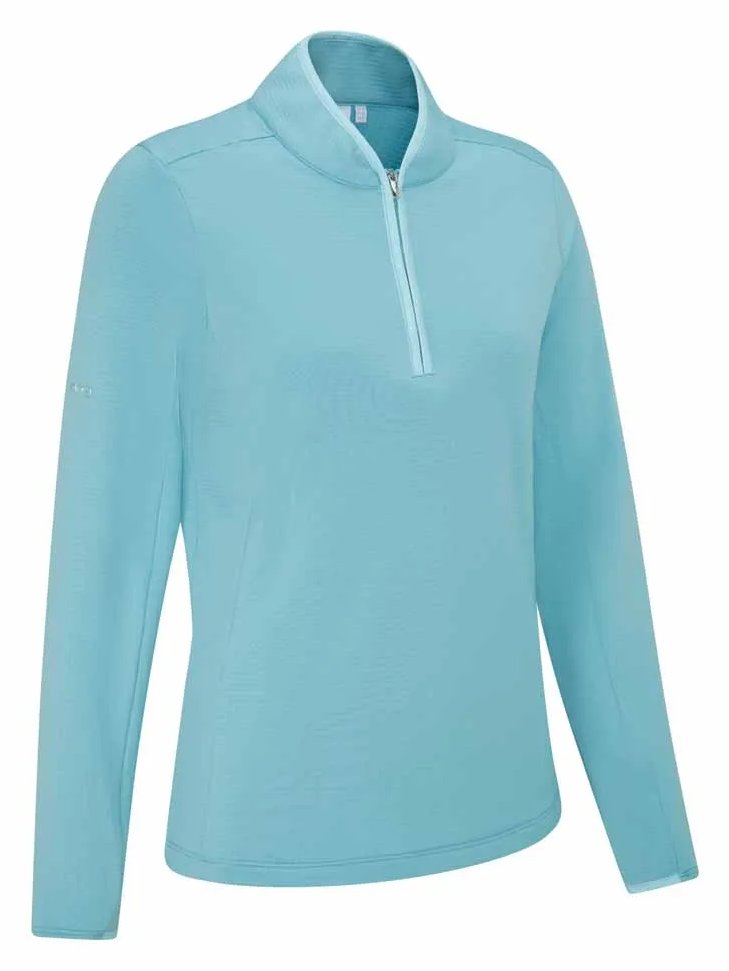 PING Abigale Performance Fleece dames sweatshirt, oasis