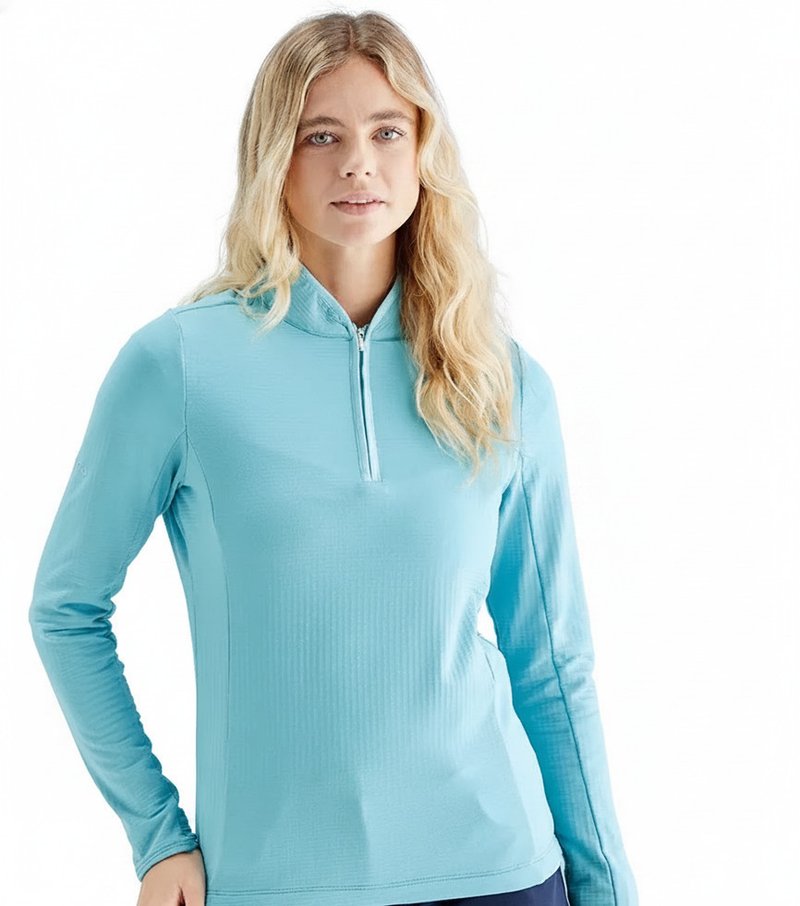 PING Abigale Performance Fleece dames sweatshirt, oasis