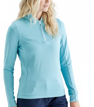 PING Abigale Performance Fleece dames sweatshirt, oasis