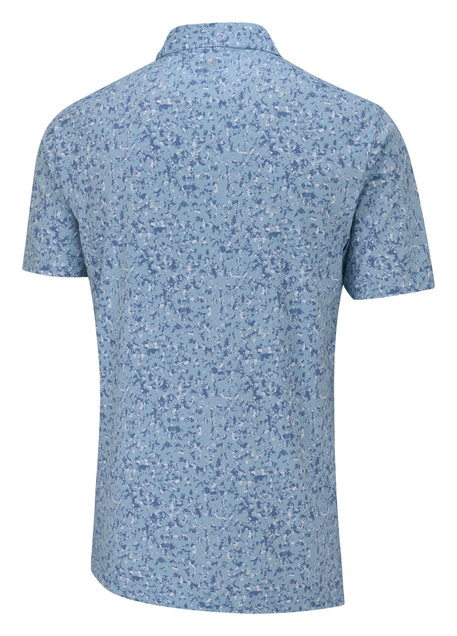 PING Gilmore heren polo, dusty blue multi