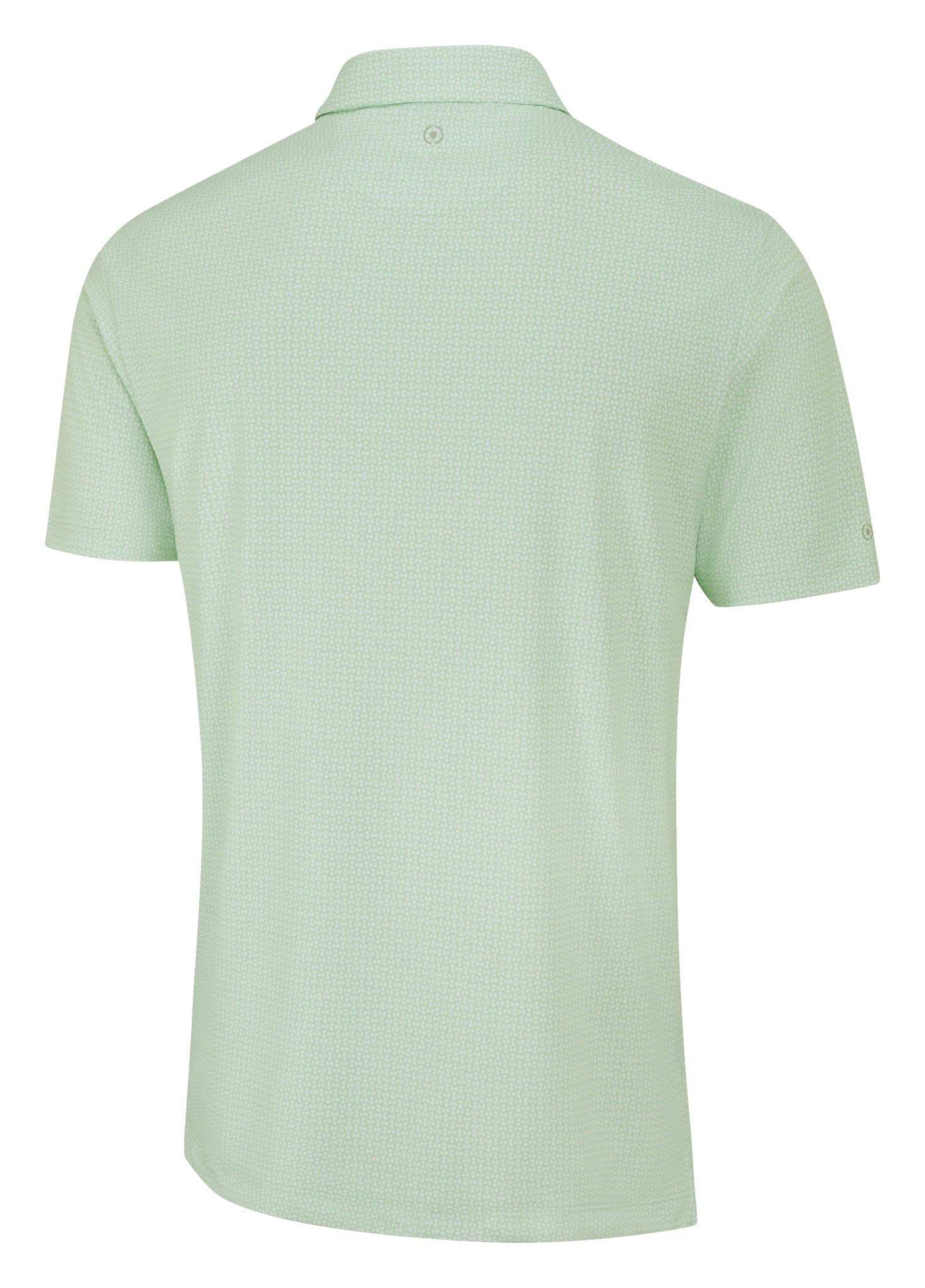 PING Gilmore heren polo, jade/wit