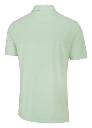 PING Gilmore heren polo, jade/wit