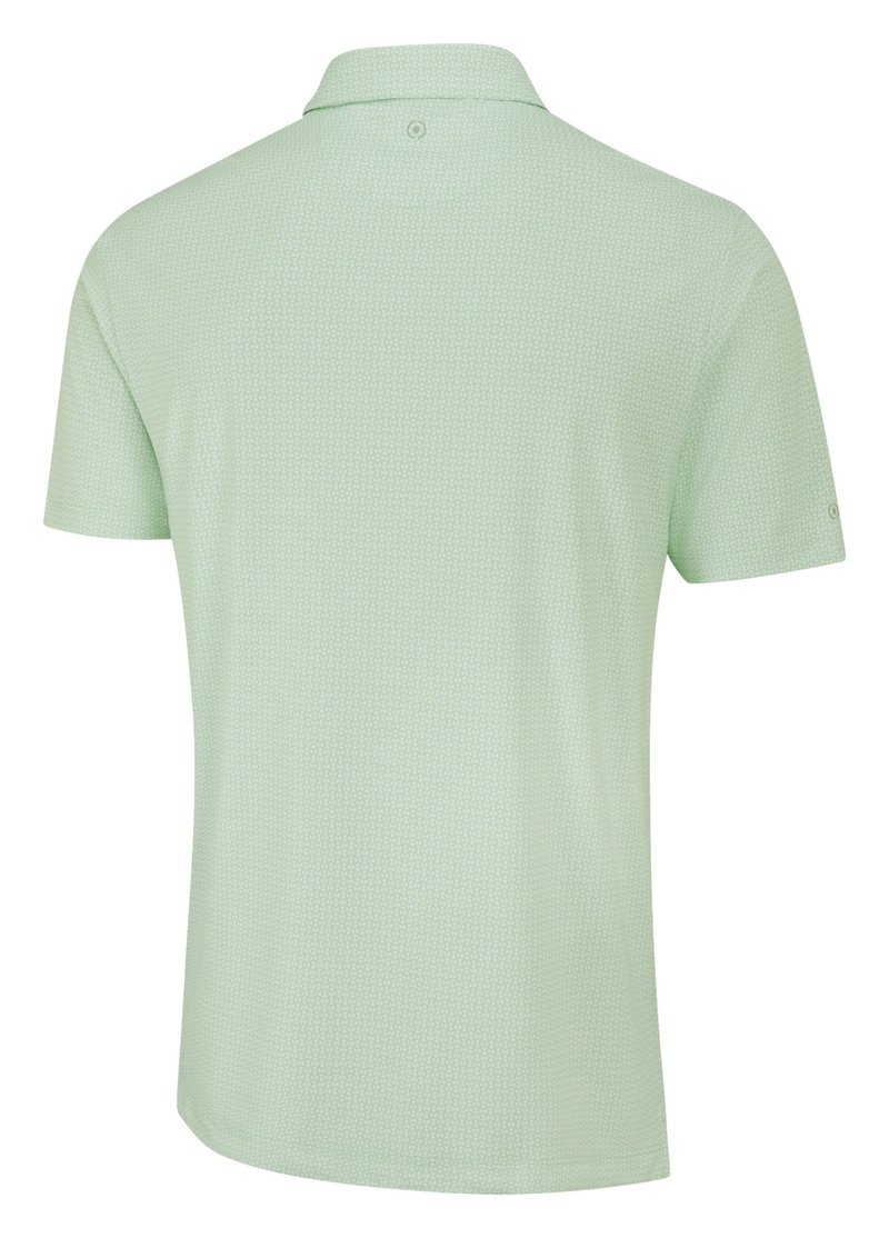 PING Gilmore heren polo, jade/wit