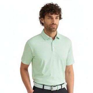 PING Gilmore heren polo, jade/wit
