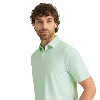 PING Gilmore heren polo, jade/wit
