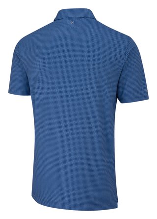 PING Gilmore heren polo, midnight/infinity blue