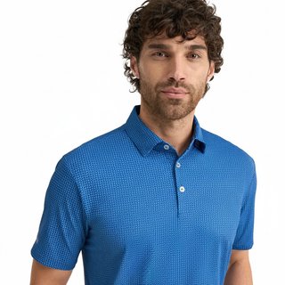 PING Gilmore heren polo, midnight/infinity blue