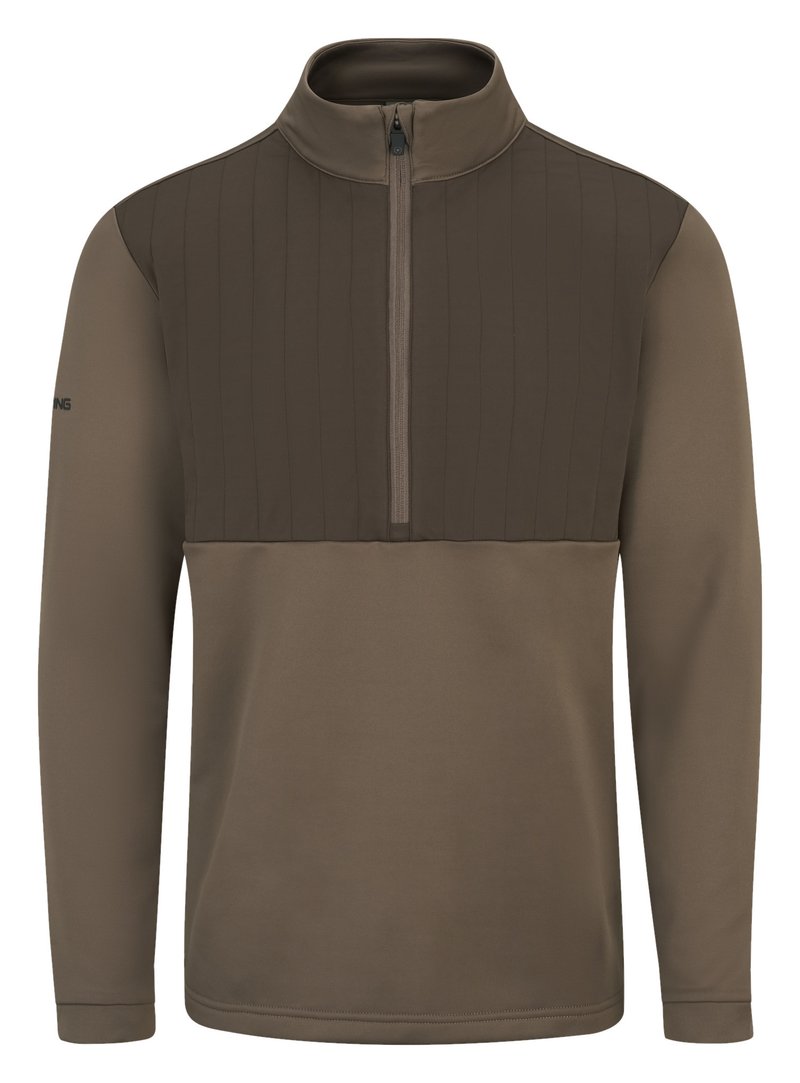 PING Ezra heren sweatshirt, coffee/bracken