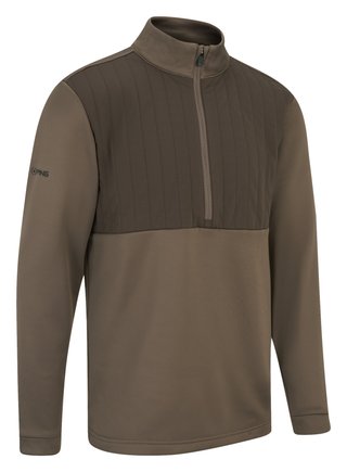 PING Ezra heren sweatshirt, coffee/bracken