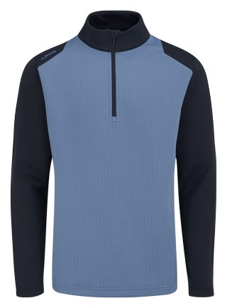 PING Reg heren midlayer, harbour blue/navy