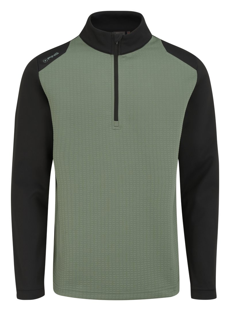 PING Reg heren midlayer, laurel/black