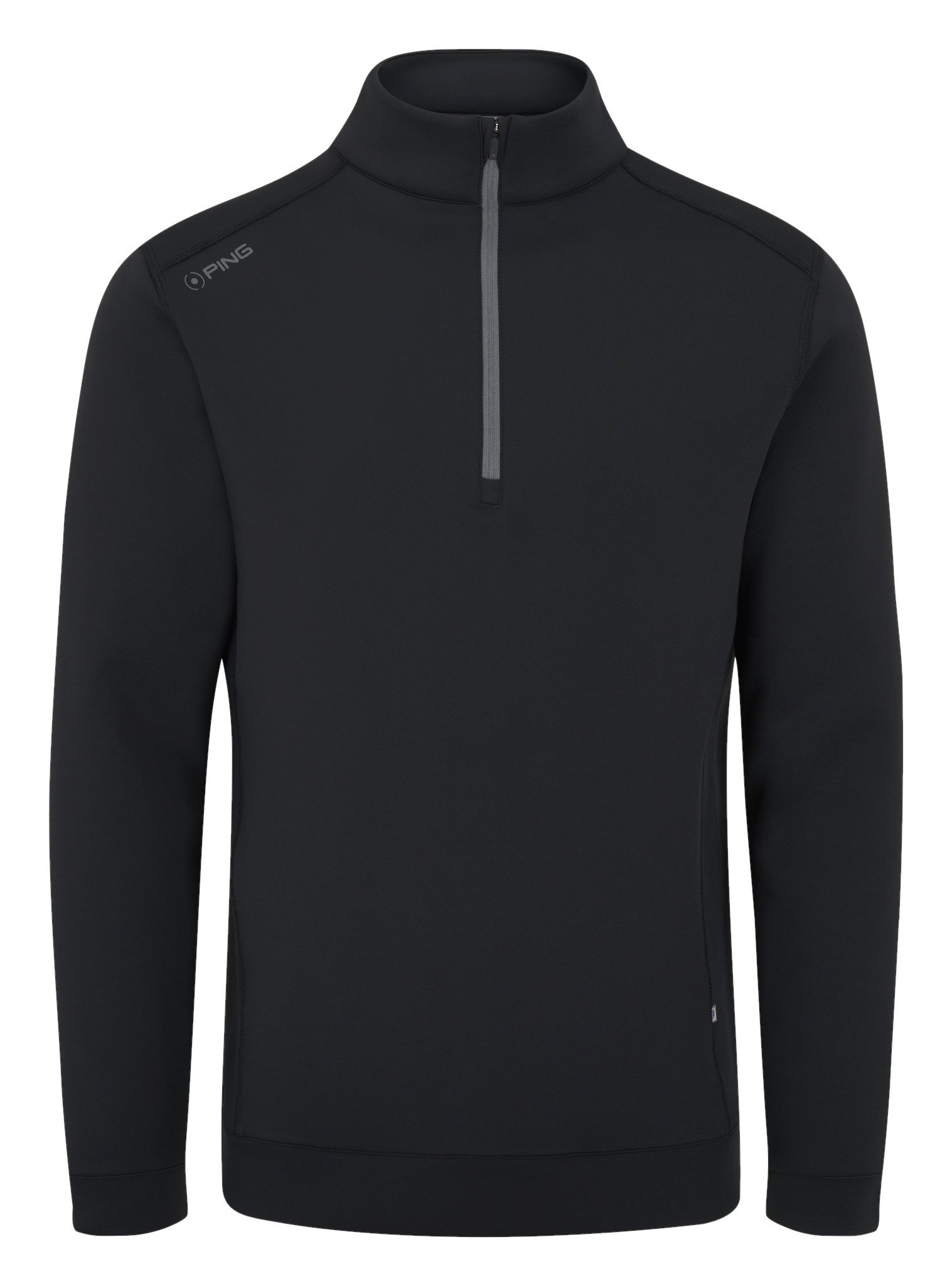 PING Ansel heren sweatshirt, zwart