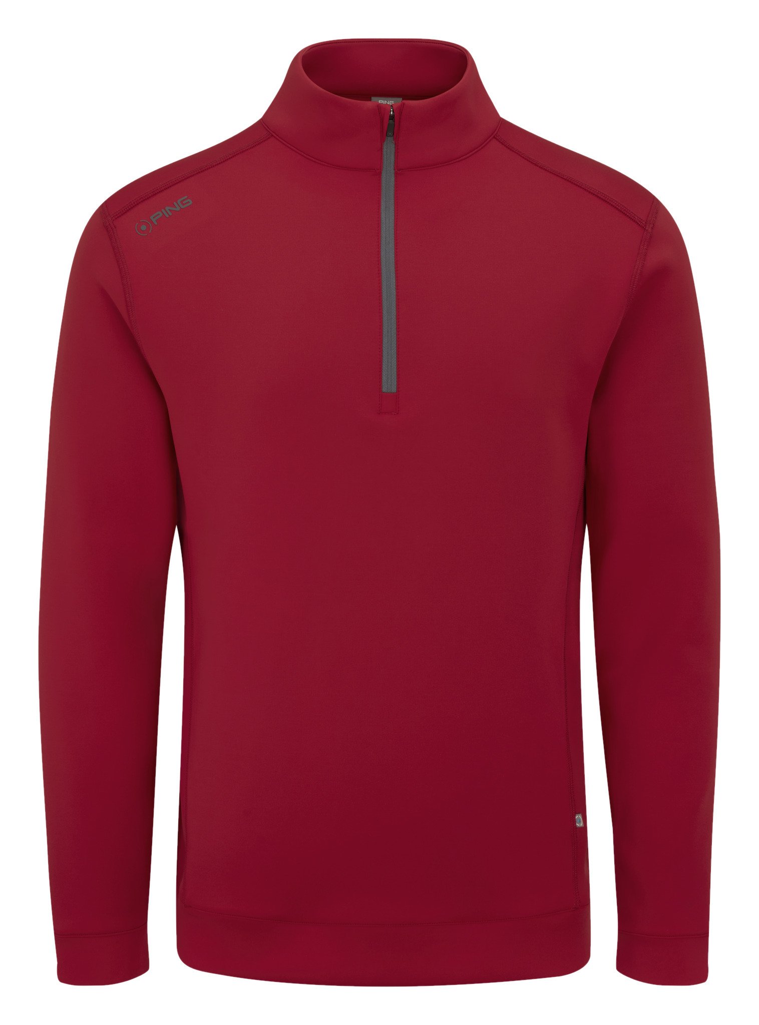 PING Ansel heren sweater, rich red