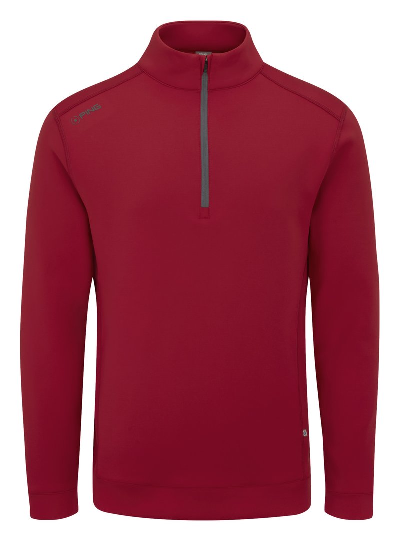 PING Ansel heren sweater, rich red