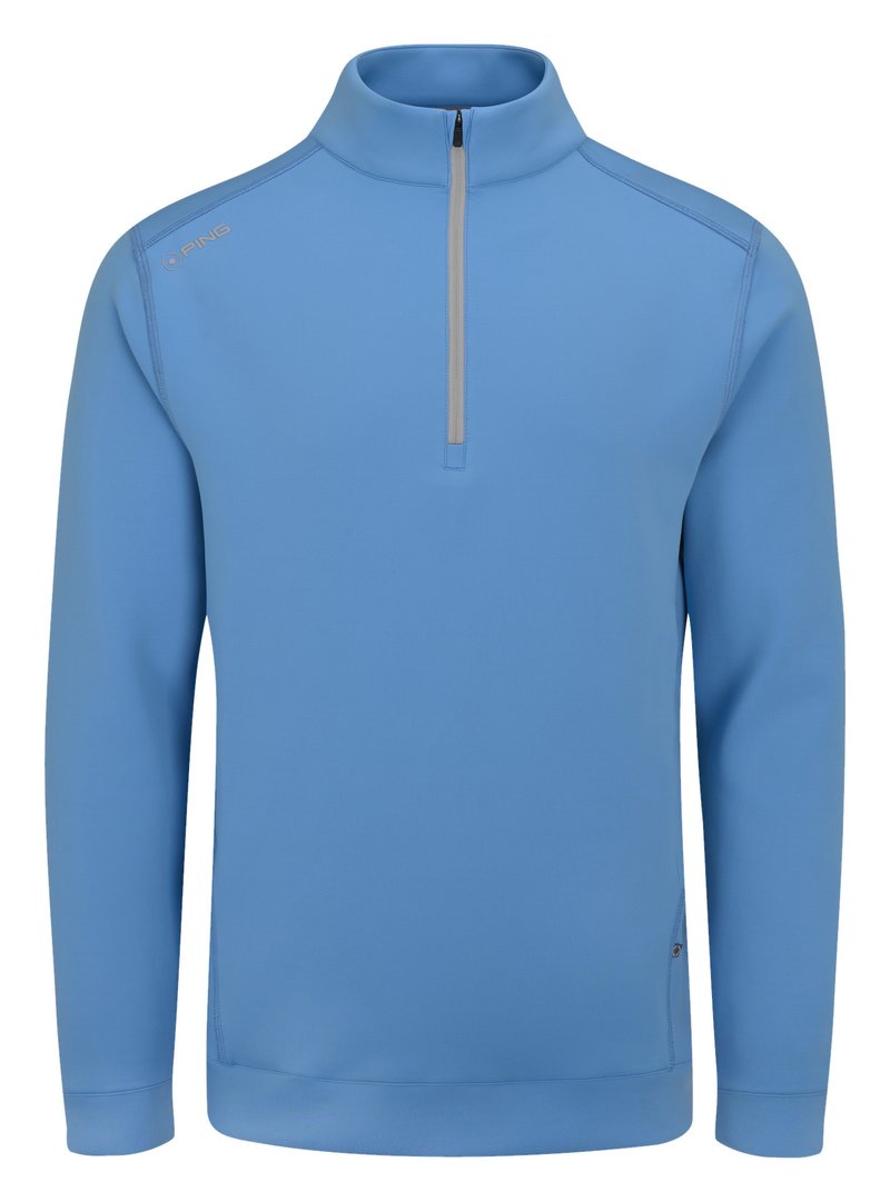 PING Ansel heren sweater, infinity blue