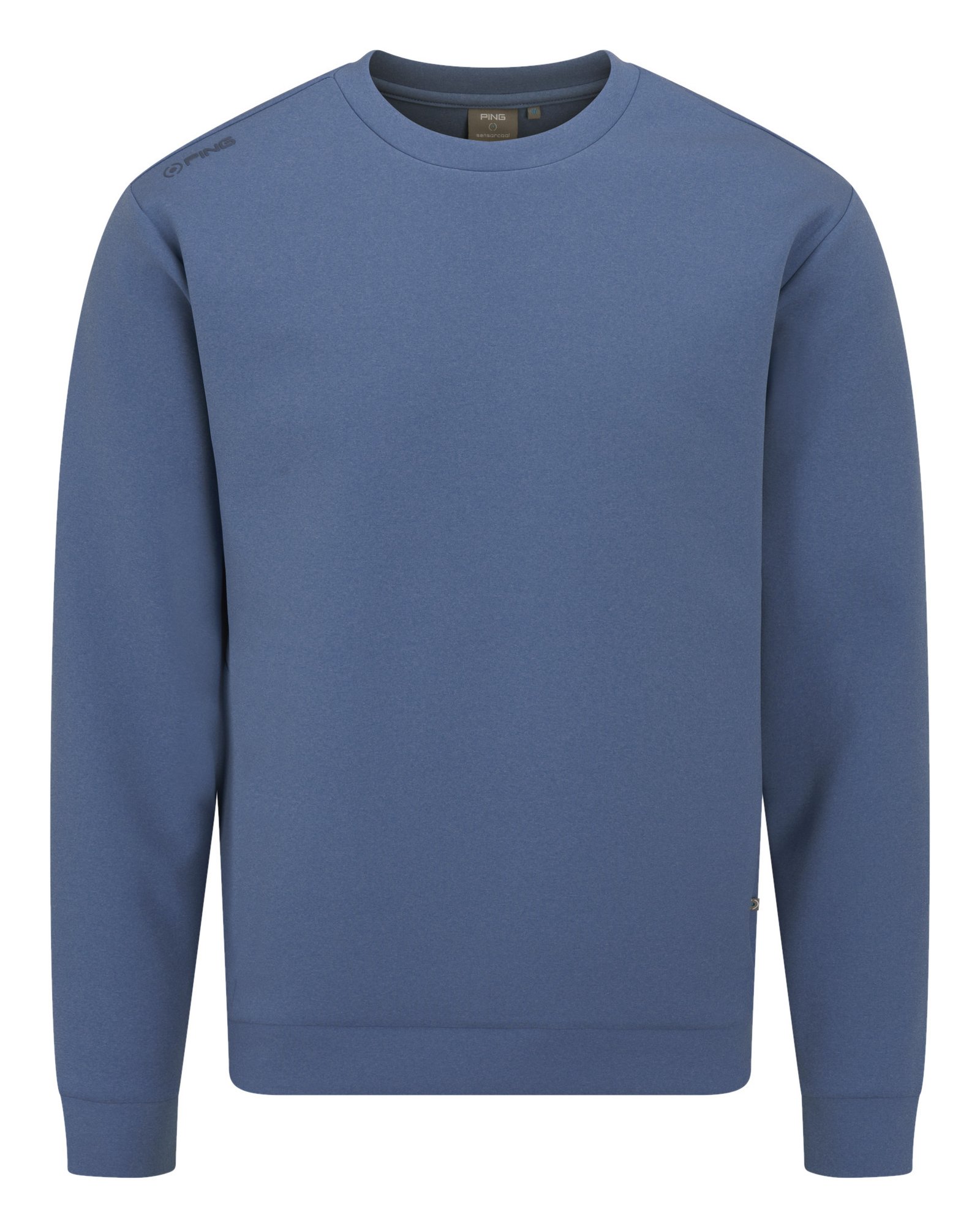 PING Freddie heren sweater, harbour blue marl