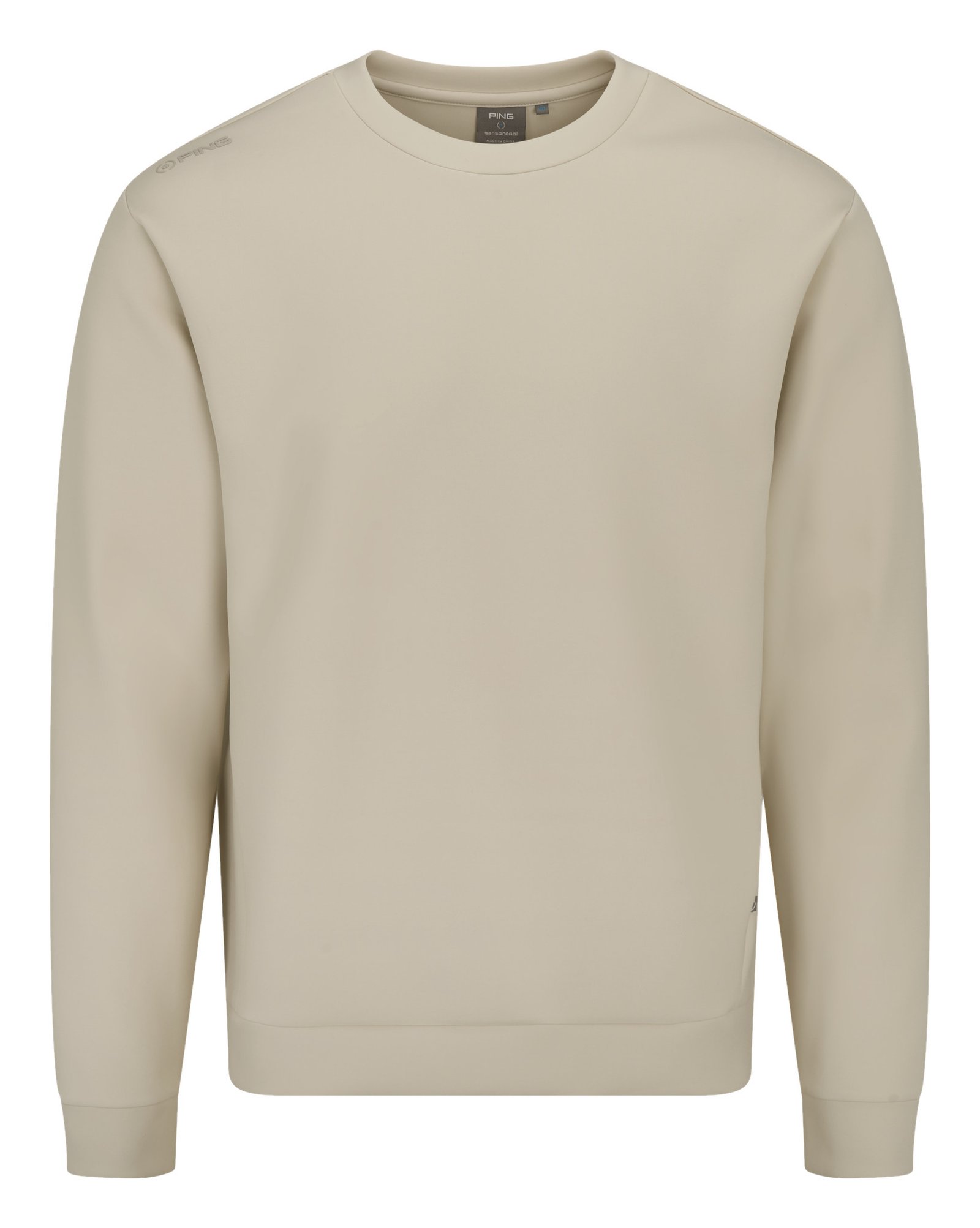 PING Freddie heren sweater, chalk marl