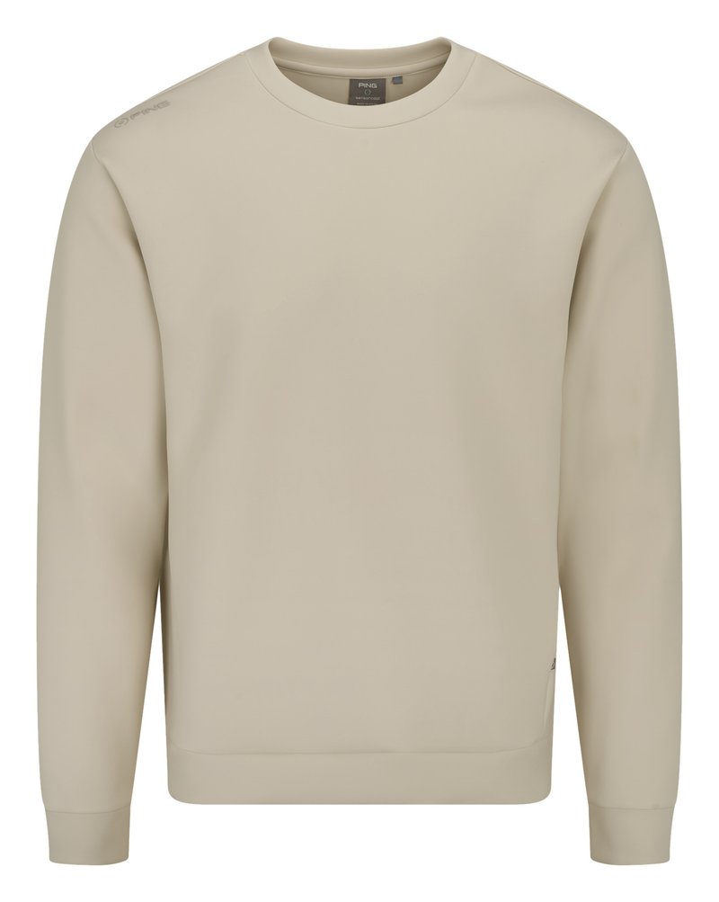 PING Freddie heren sweater, chalk marl