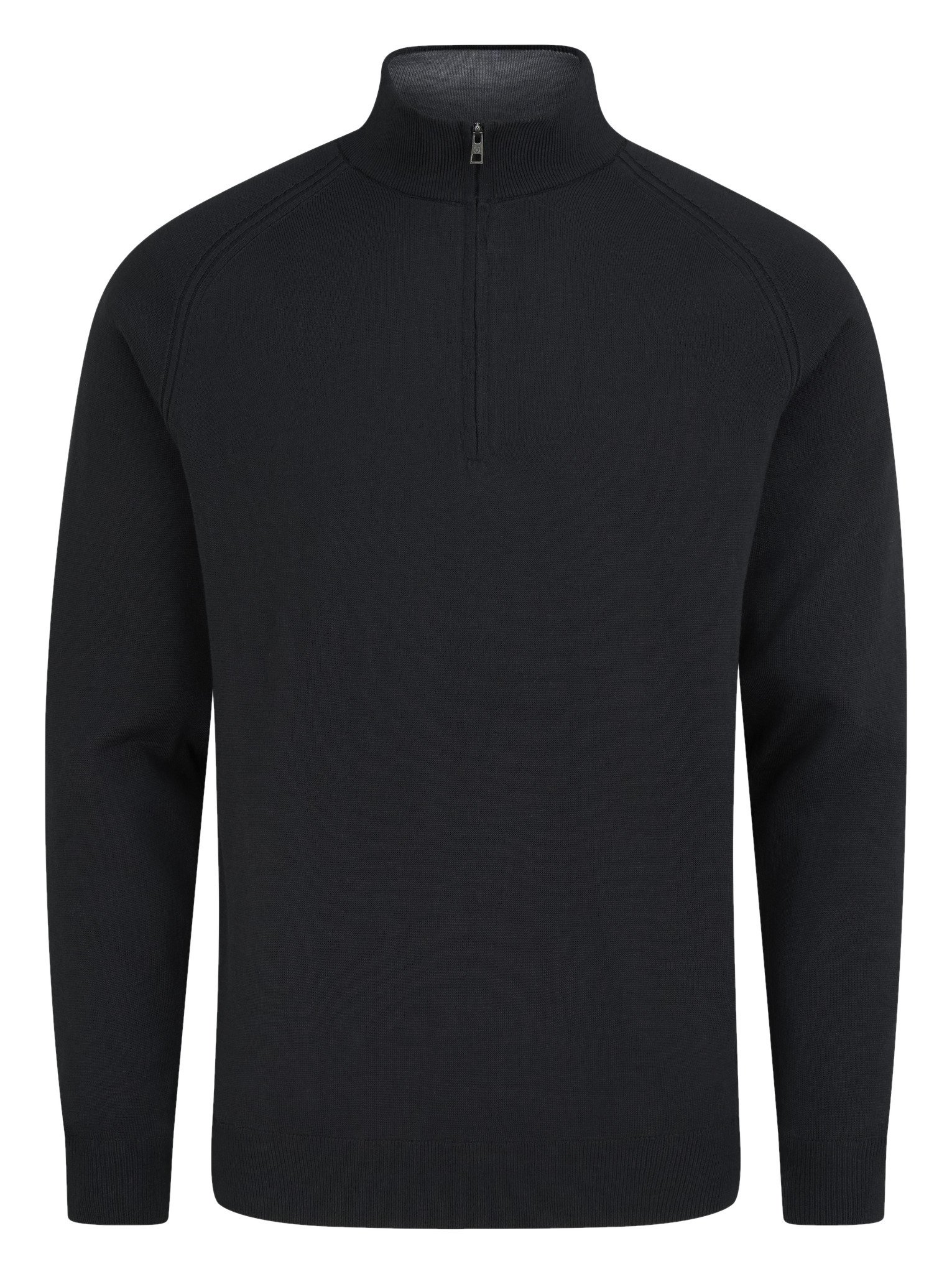 PING Hugh heren midlayer sweater, zwart