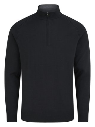 PING Hugh heren midlayer sweater, zwart