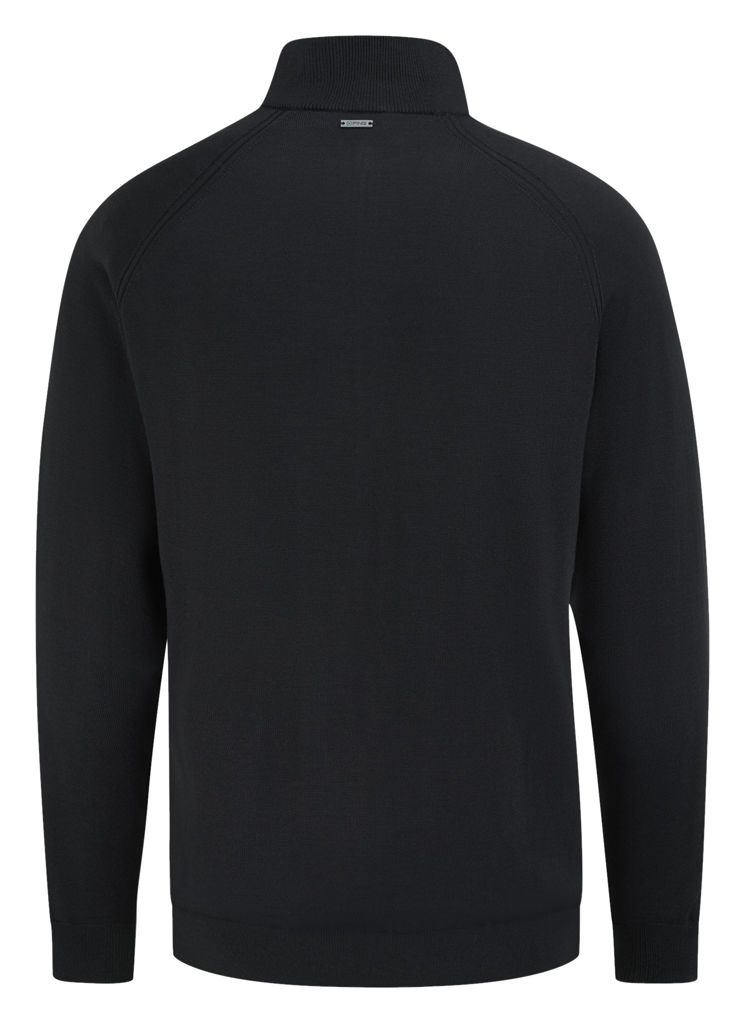 PING Hugh heren midlayer sweater, zwart