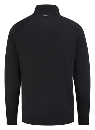PING Hugh heren midlayer sweater, zwart