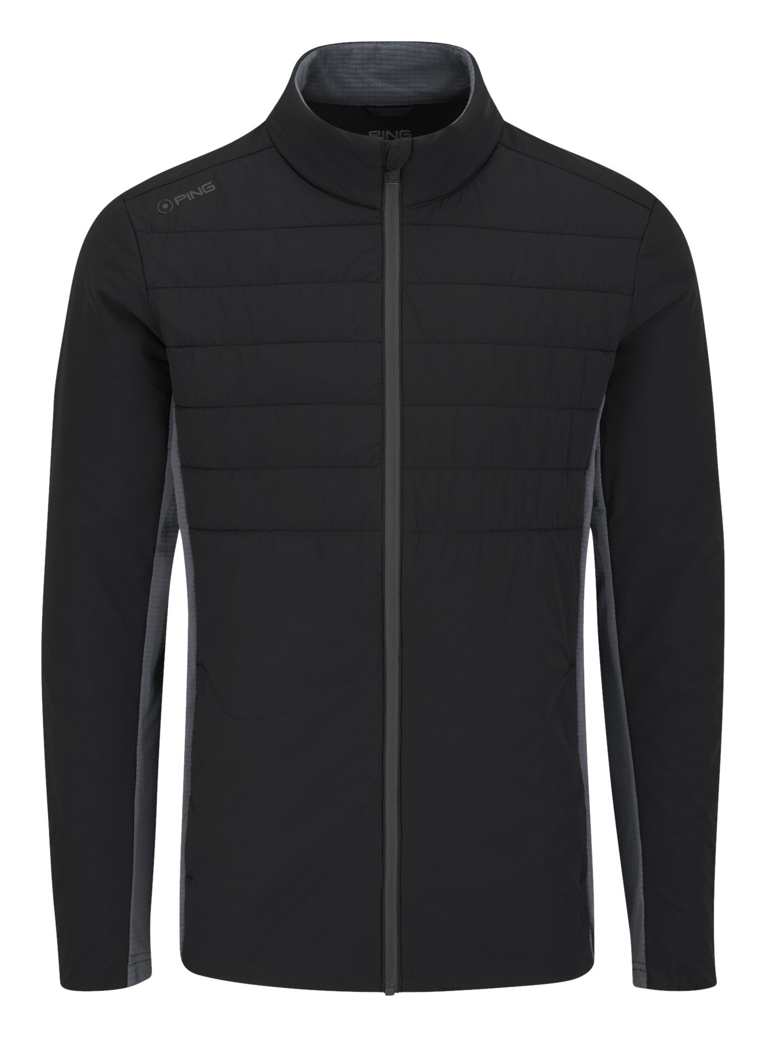PING Cassian heren jack, zwart/carbon